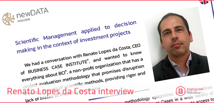 BCI® - Renato Lopes da Costa Interviewed by newDATAmagazine